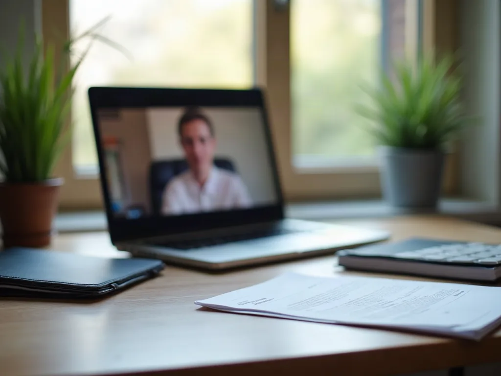 Patricia4Realestate : que vaut vraiment cette agence, et pour qui ? Bureau avec documents immobiliers et ordinateur portable pour une transaction à distance