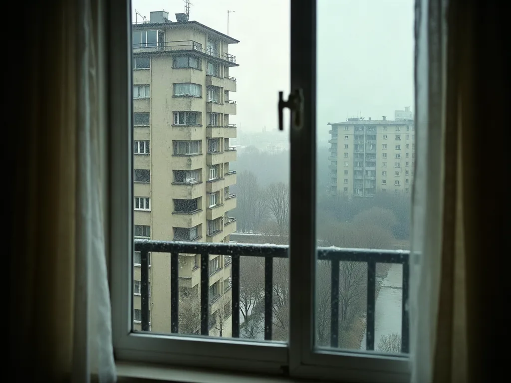 Quartiers à éviter à Troyes : ce que les chiffres disent vraiment Vue depuis un appartement vers des immeubles d'un quartier résidentiel de Troyes après la pluie